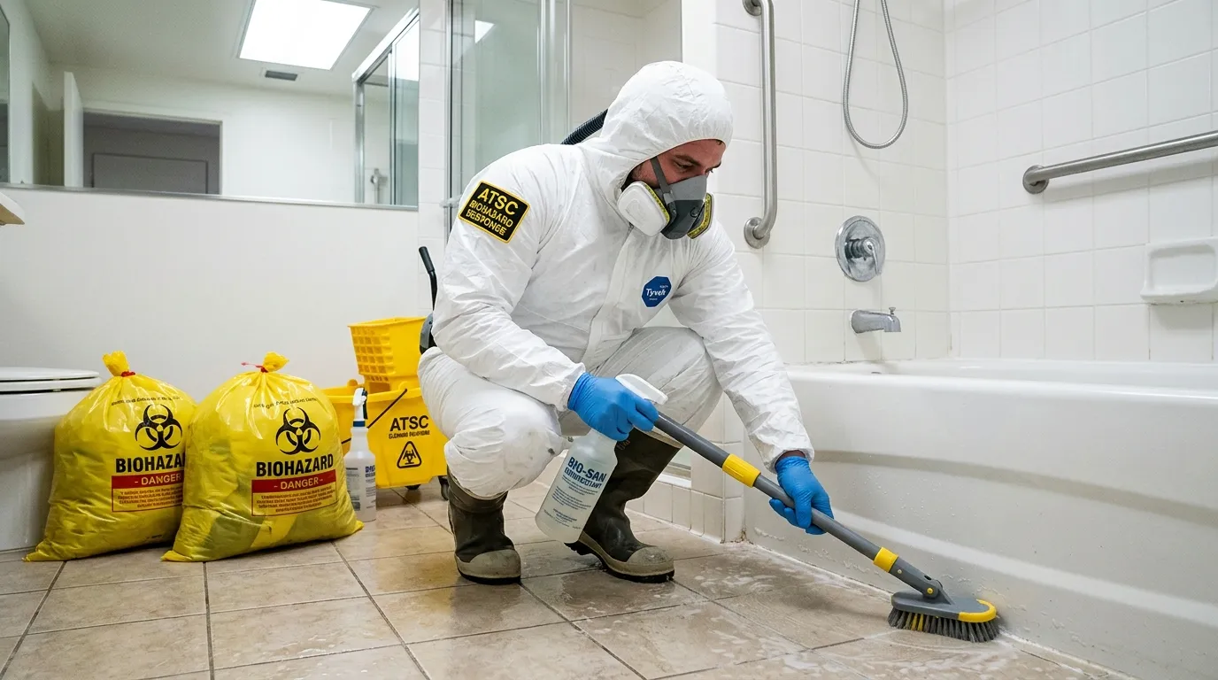 Decontamination equipment deployed for Blood Cleanup in Montgomeryville